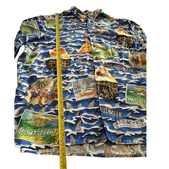Vintage Reyn Spooner Margaritaville Rayon Made In Hawaiian Shirt XL Tropical - Picture 6 of 16